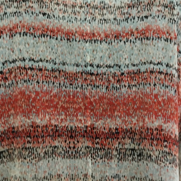 Calvin Klein Boho Blouse Sheer Henley with Pin Tucks in front Sz XL - Picture 8 of 13